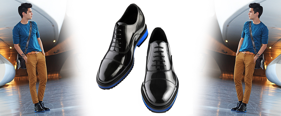 scarpe per pantaloni chino uomo