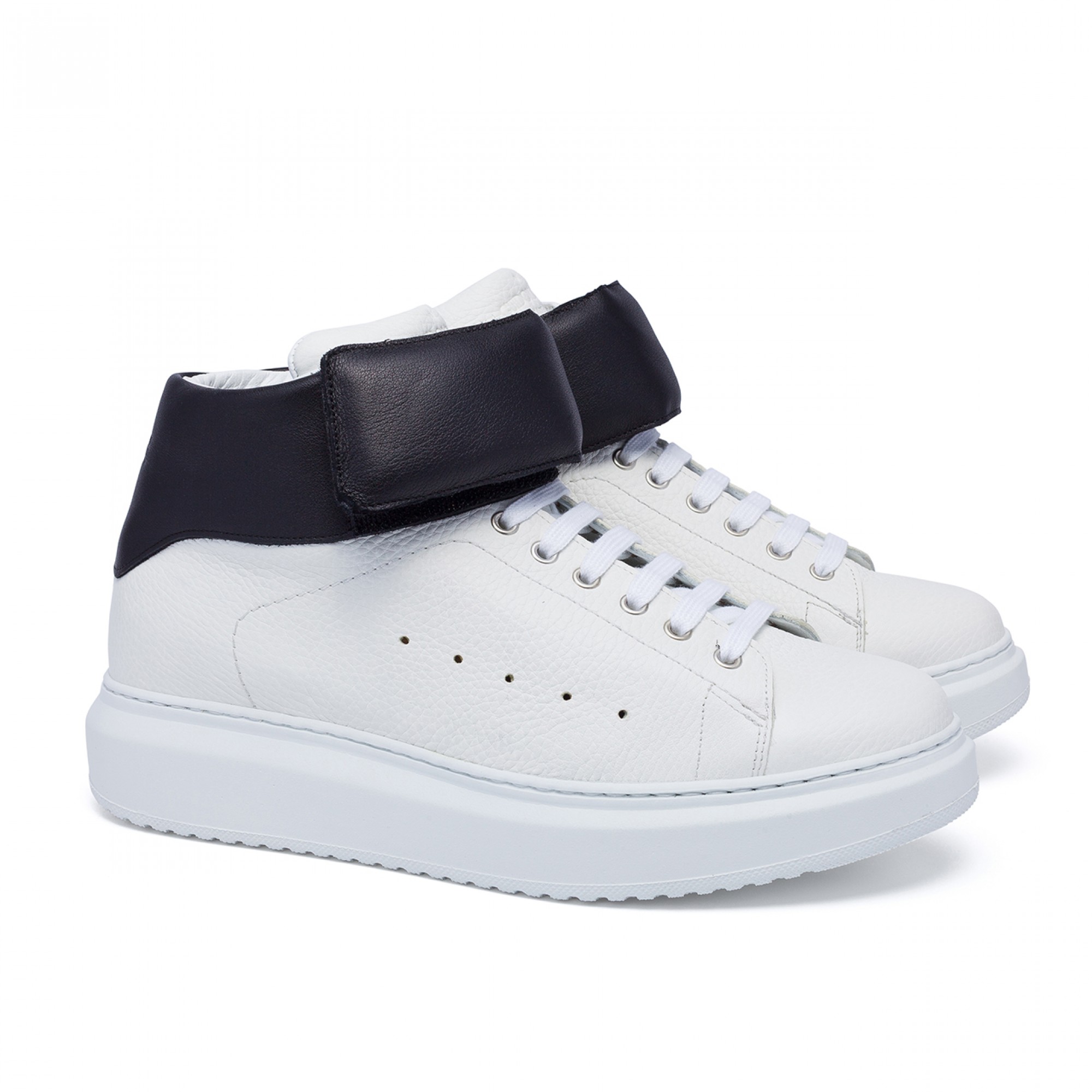 scarpe fatte a mano rialzate