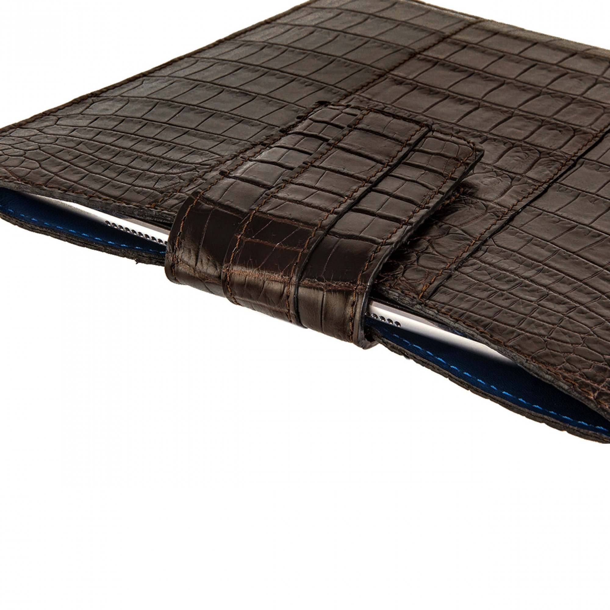 Custodia ipad in coccodrillo