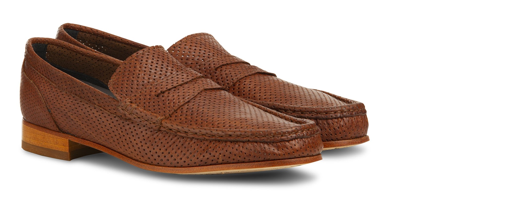 Mocassini con tacco uomo discount