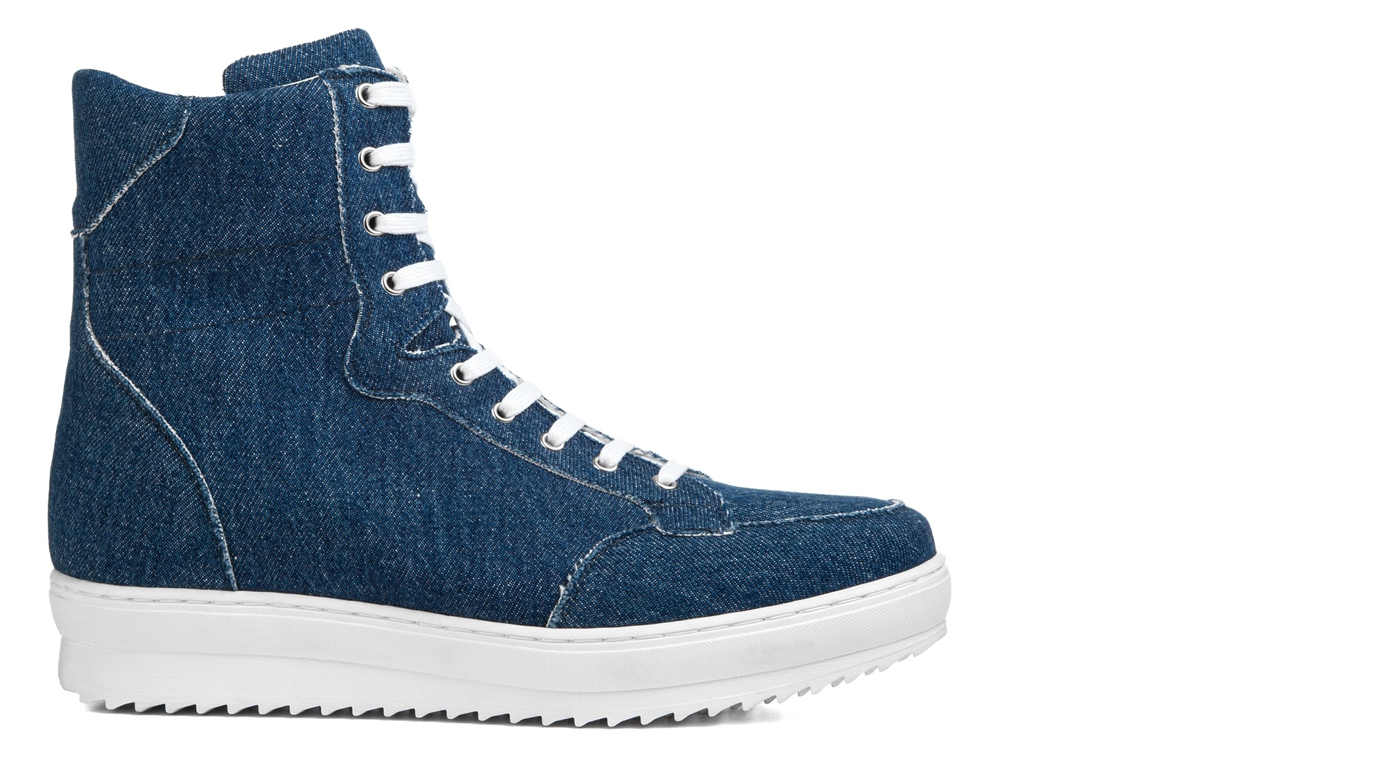 Scarpe con rialzo denim
