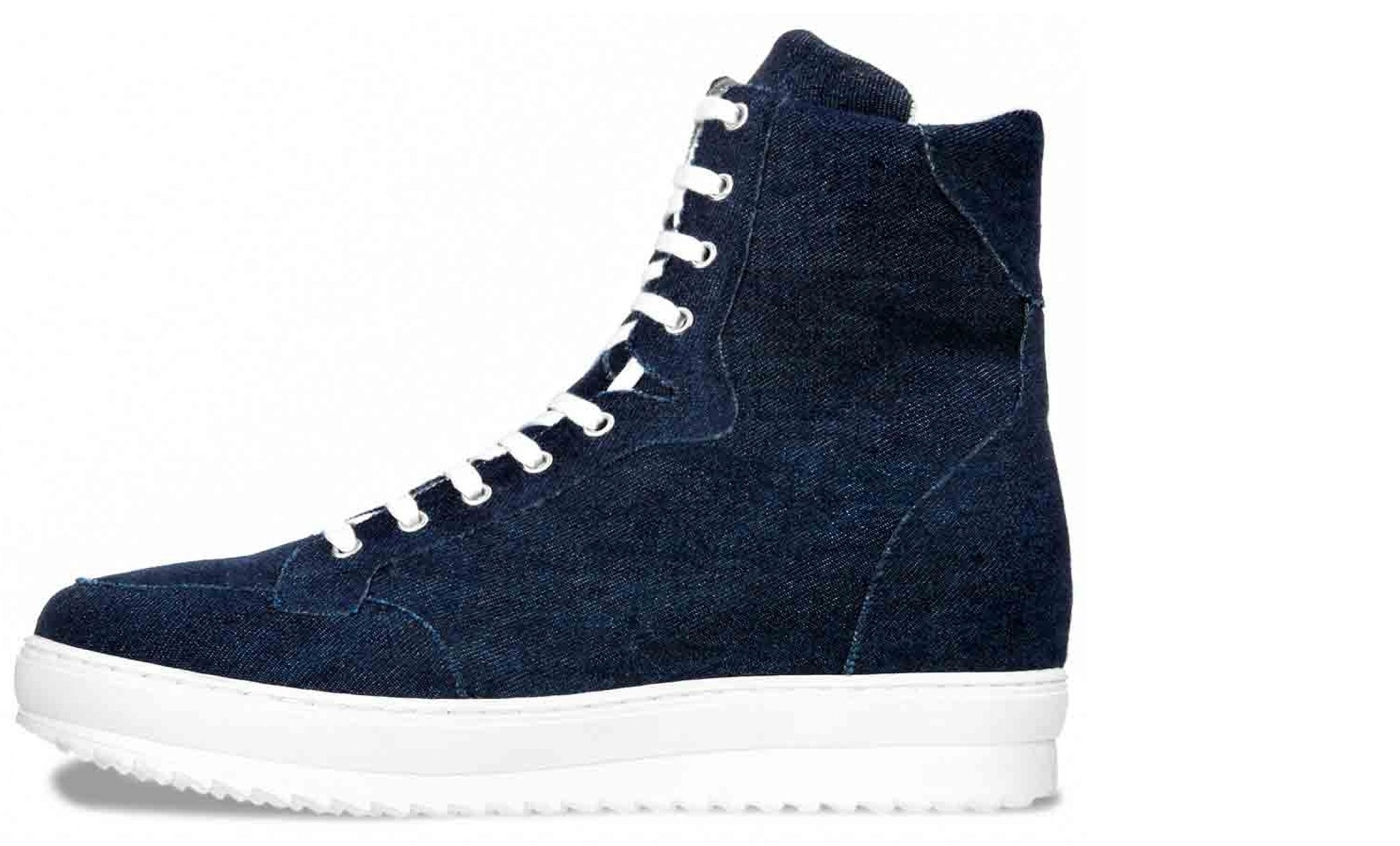 Scarpe con rialzo denim