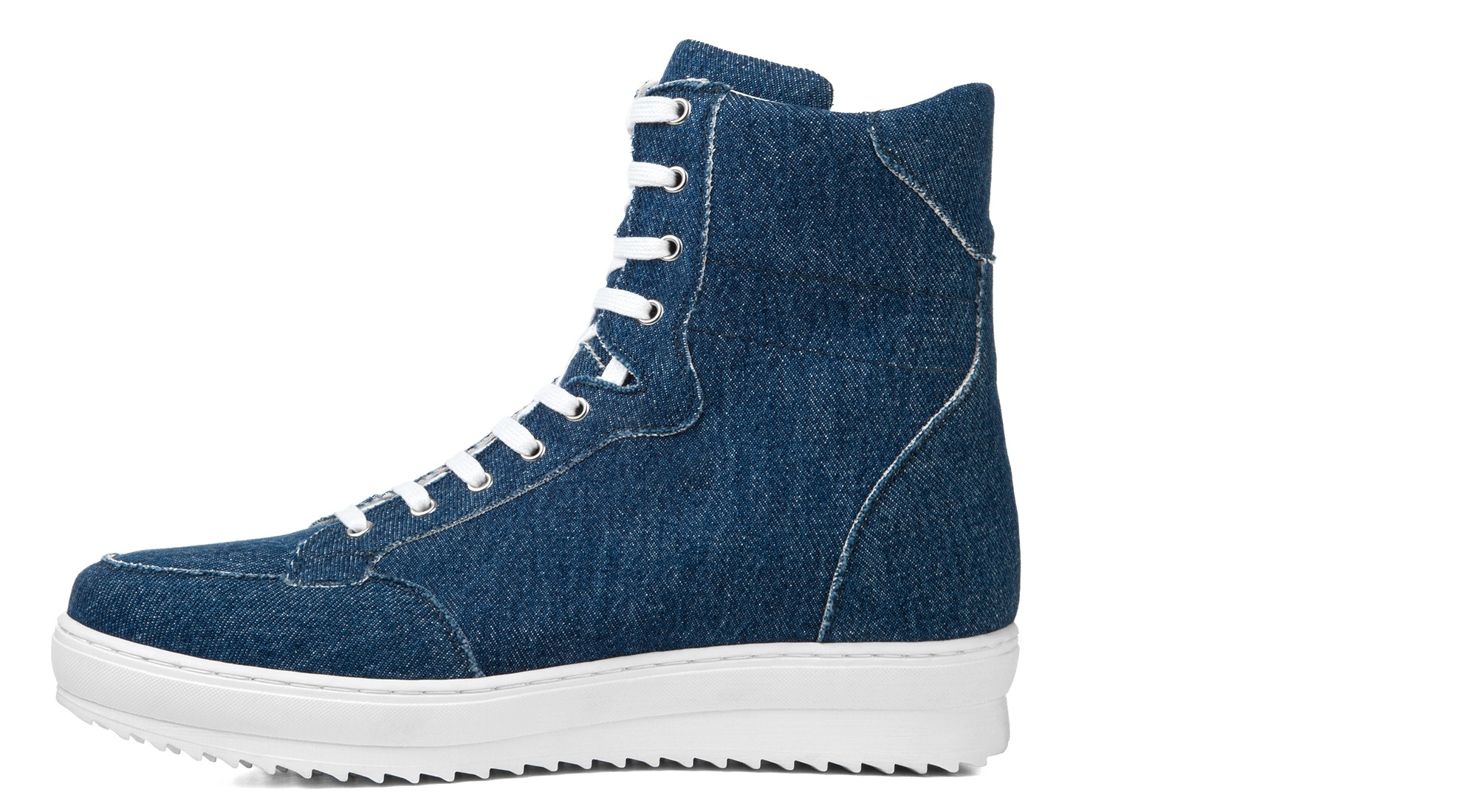 Scarpe con rialzo denim