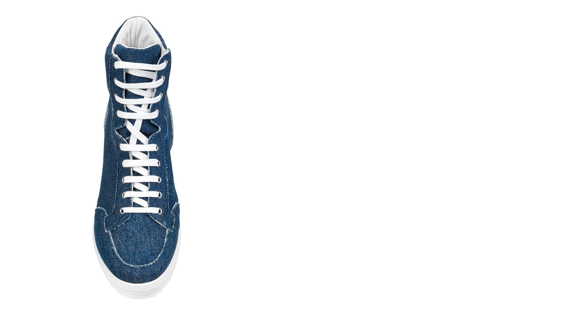 Scarpe con rialzo denim