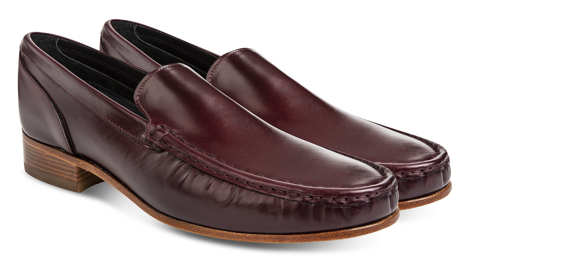 mocassini rialzanti shell cordovan