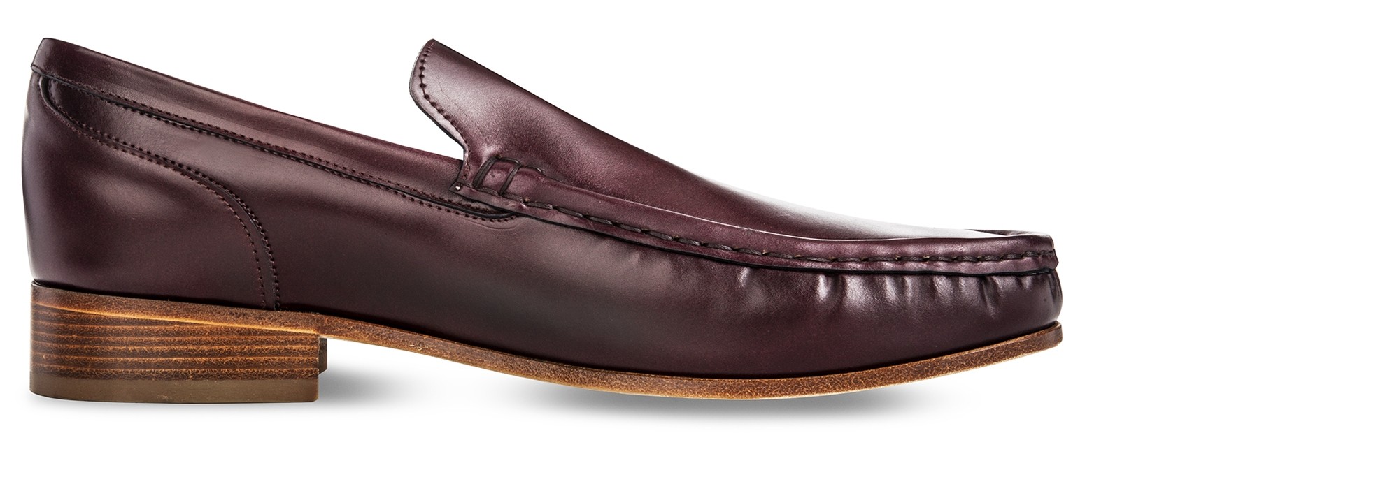 mocassini rialzanti shell cordovan