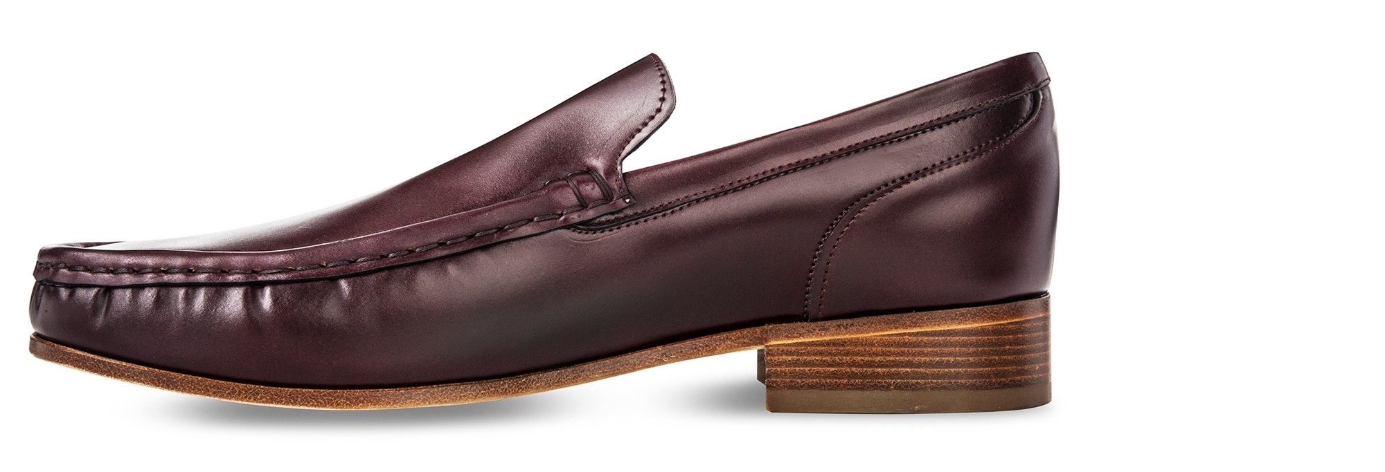 mocassini rialzanti shell cordovan