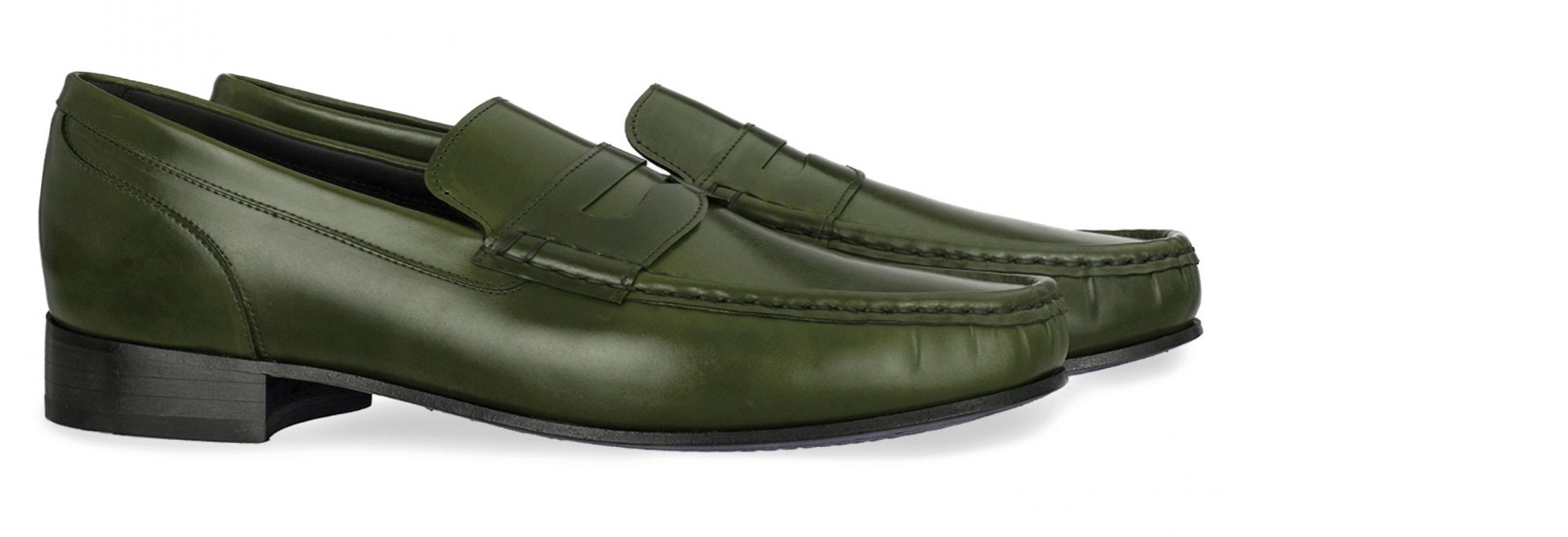 mocassini rialzanti shell cordovan