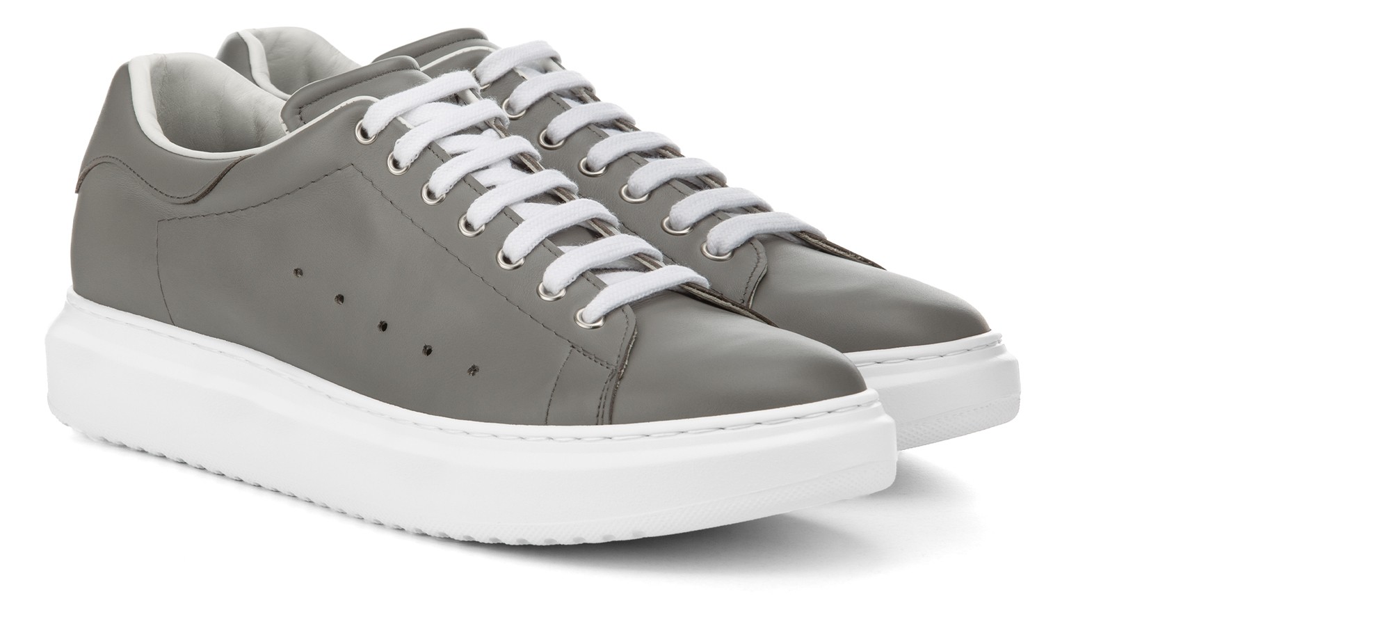 Keller Sneakers con rialzo interno da uomo in Pelle Pieno Fiore