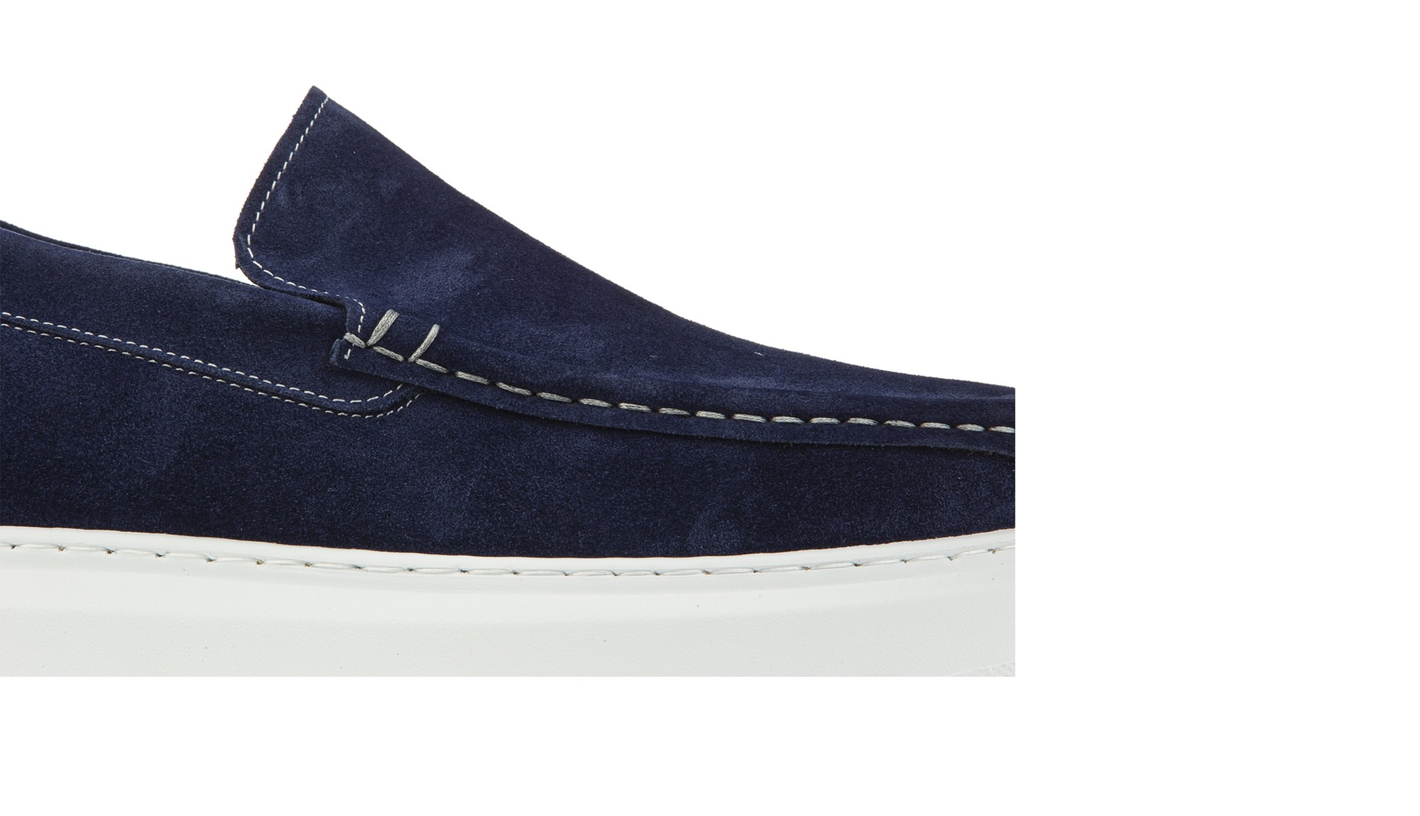 mocassino con rialzo blue
