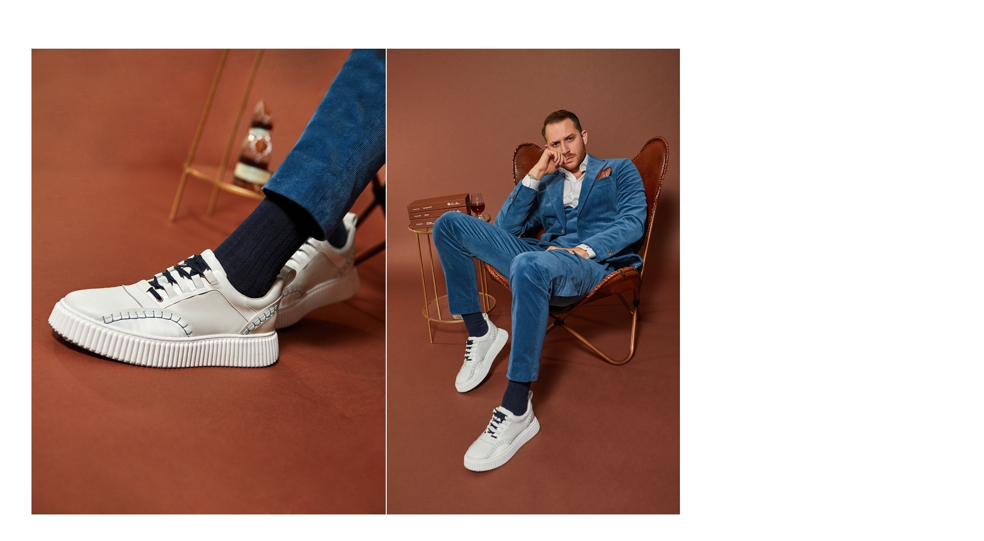 Sneakers rialzanti da uomo