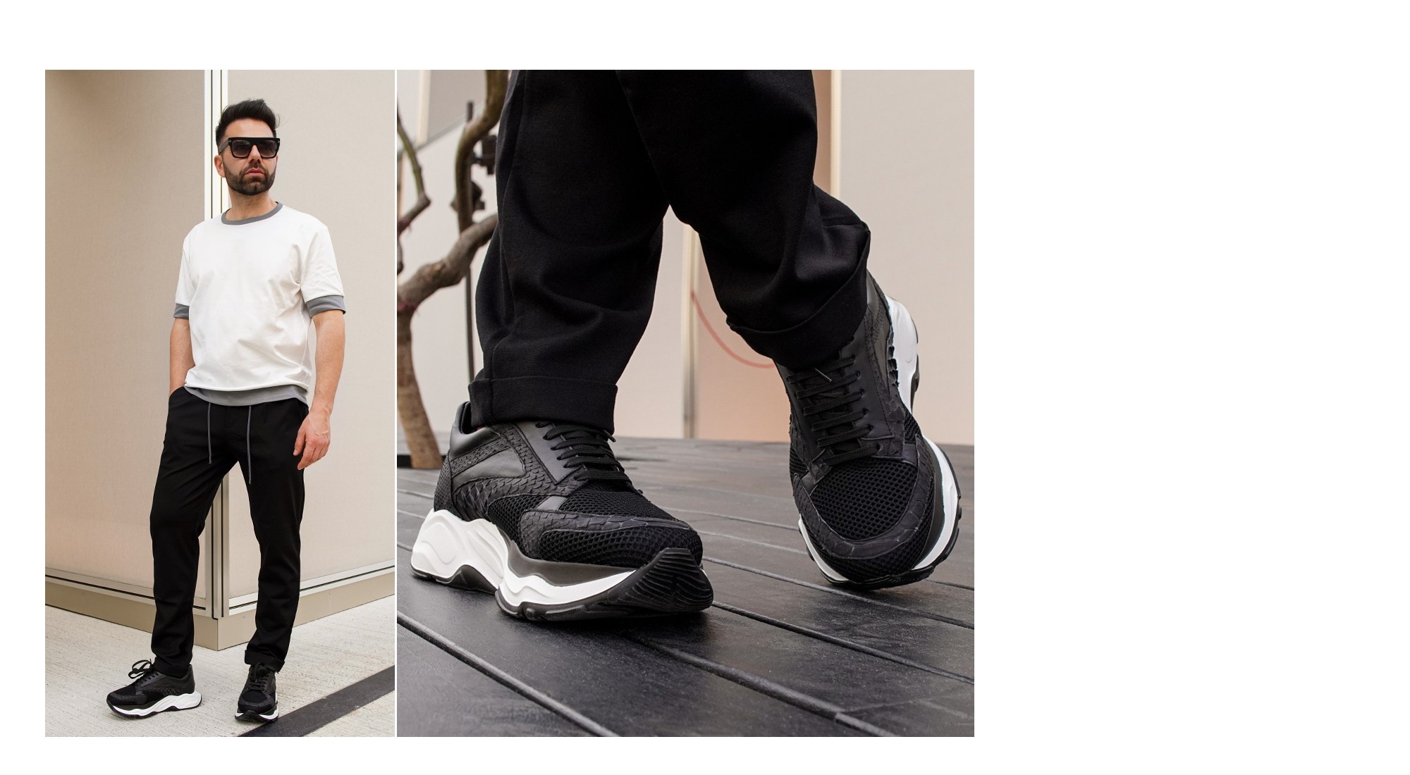 Sneakers con rialzo