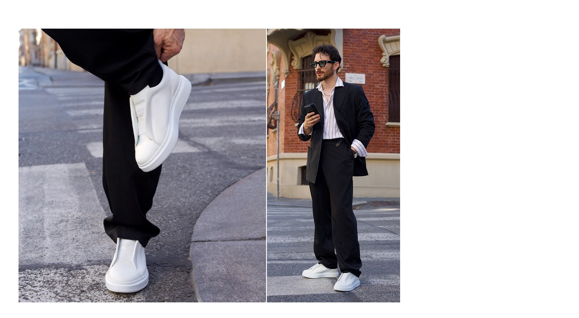 Slip on con rialzo