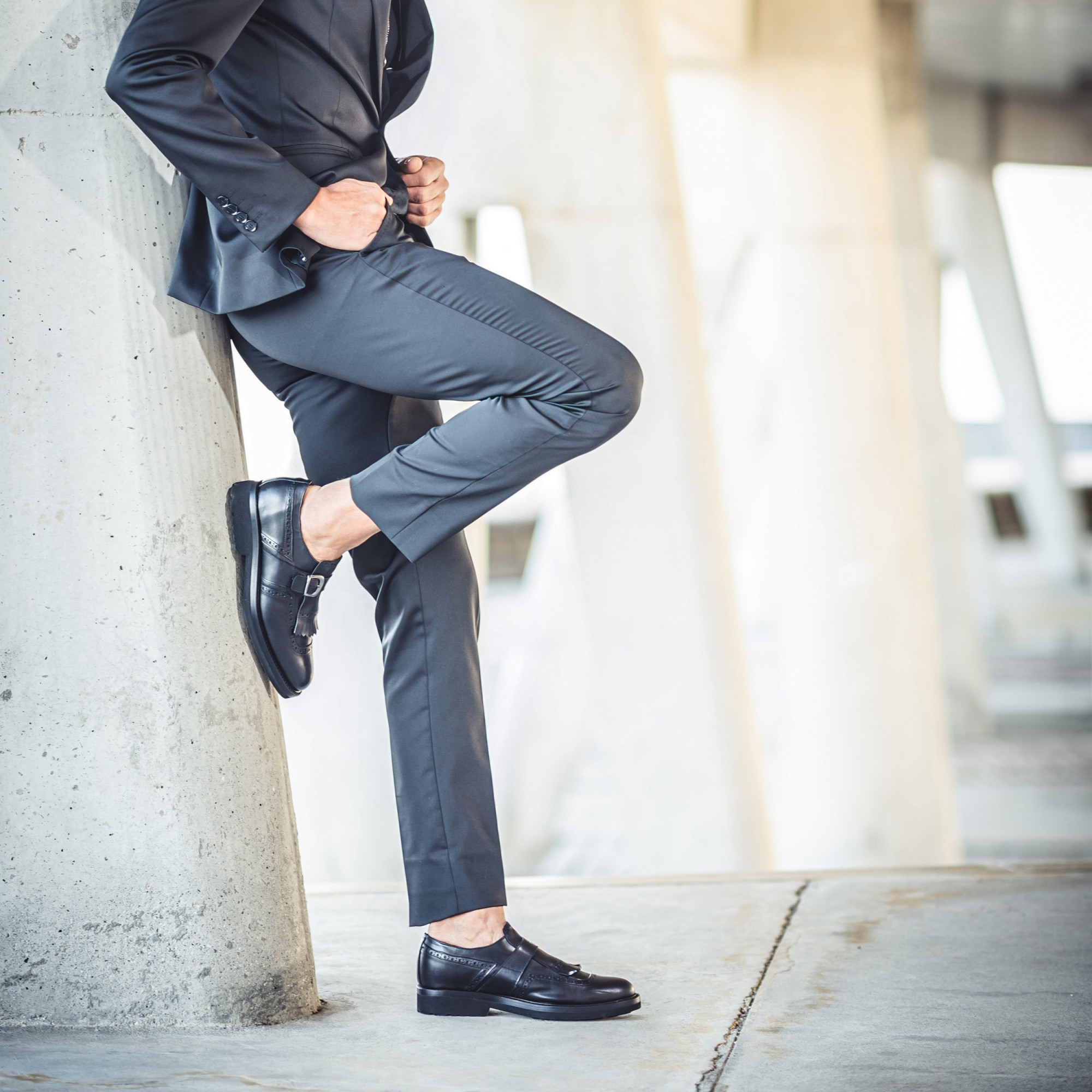scarpe con rialzo parioli