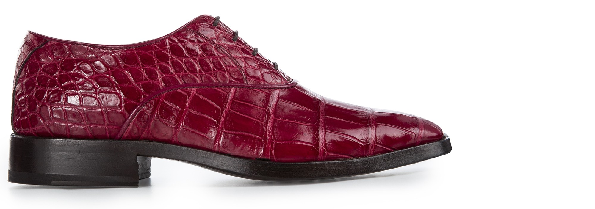 Andretta scarpe con rialzo in Pelle coccodrillo Da 6 a 8 cm piu alto