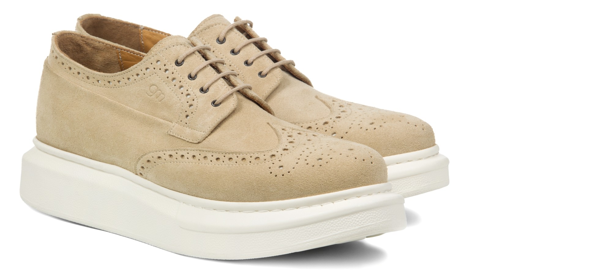 Scarpe classiche uomo beige top