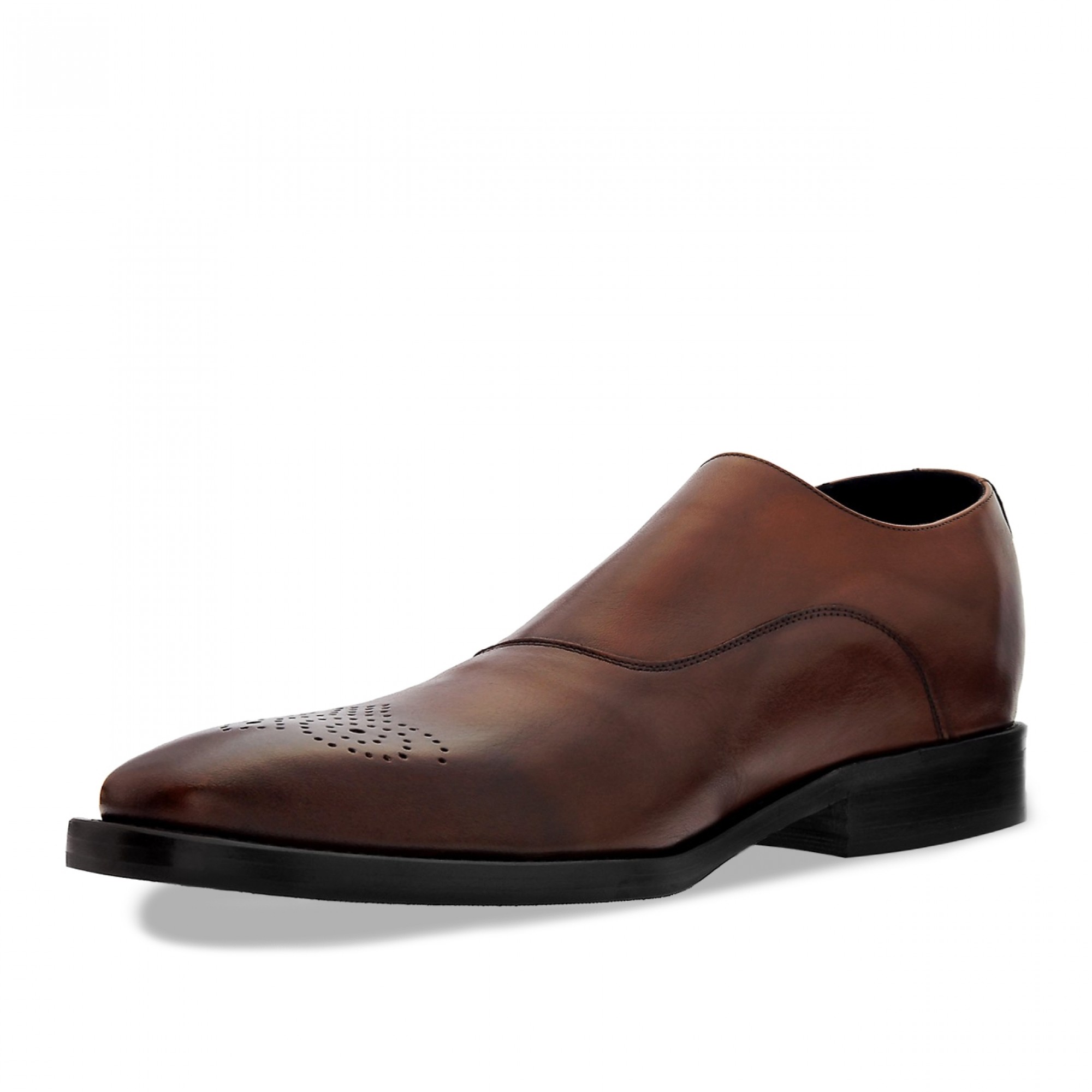scarpe fibbia con rialzo