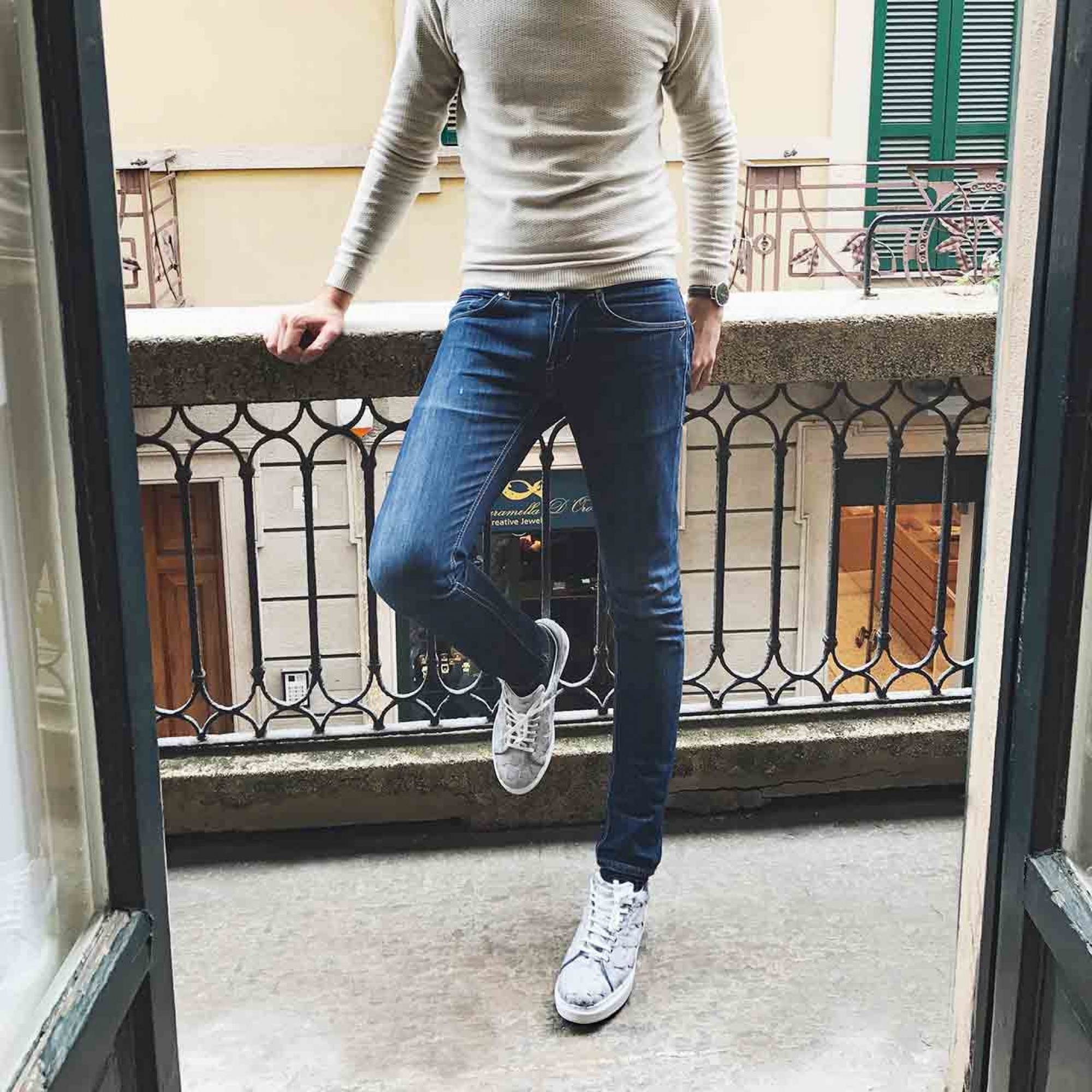 scarpe alte uomo