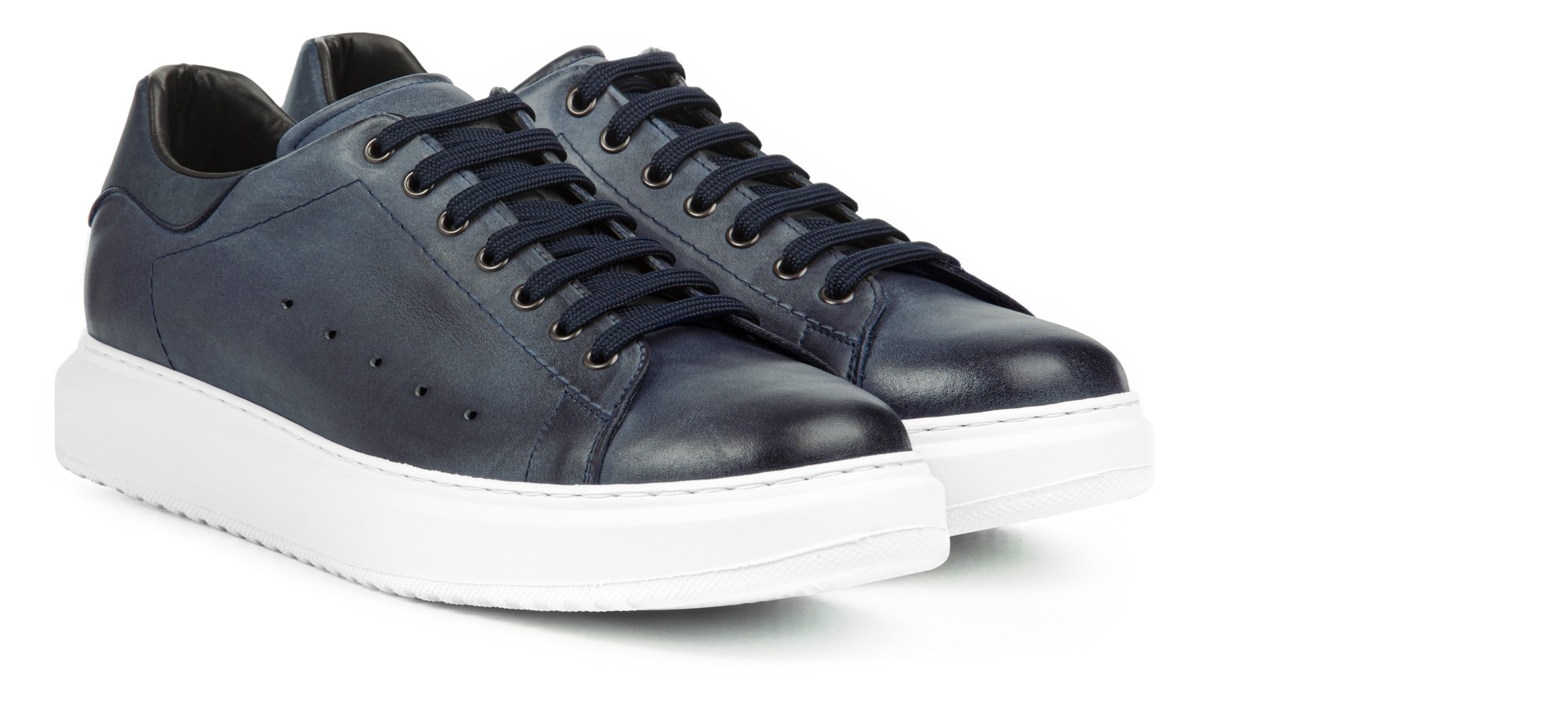 Southlake Sneakers con rialzo interno da uomo in Pelle Pieno Fiore da 6 a 8 cm piu alto