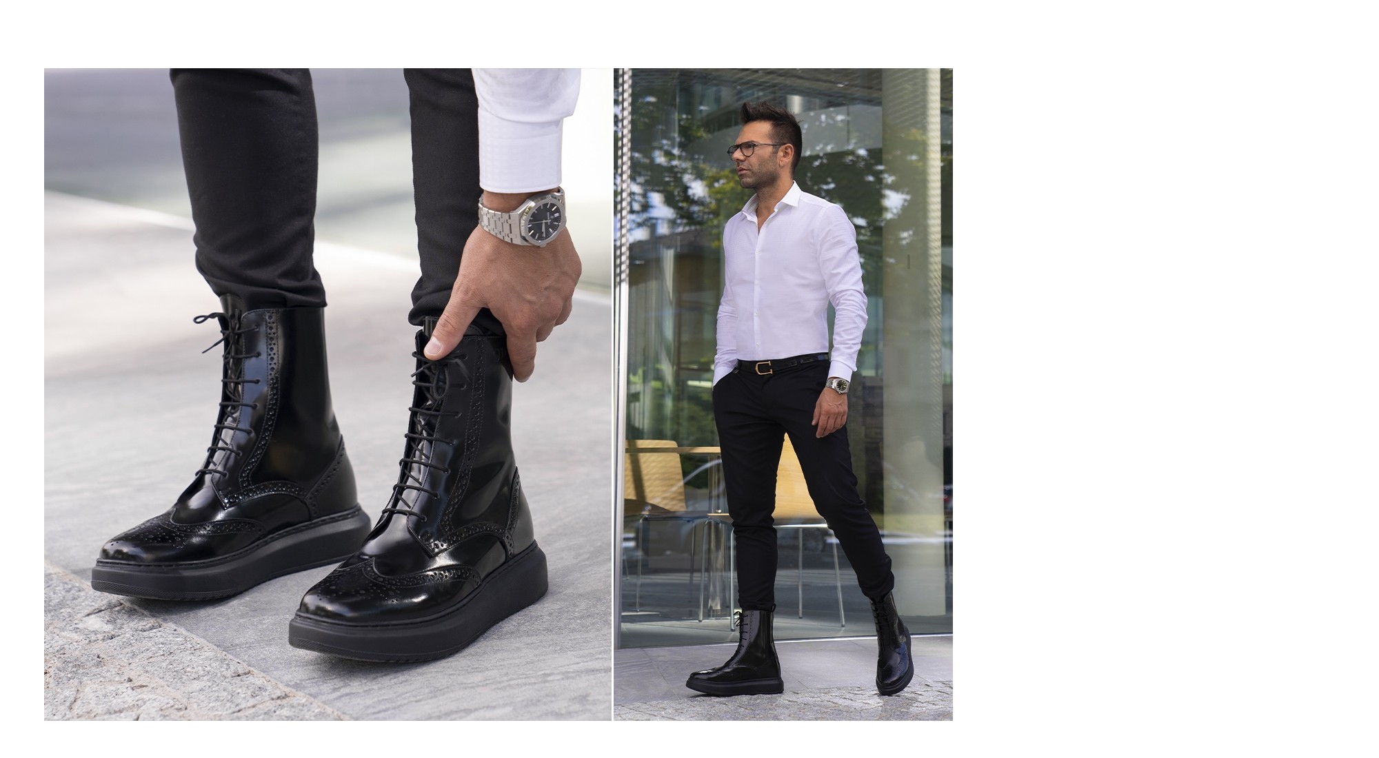 Edison scarpe con rialzo