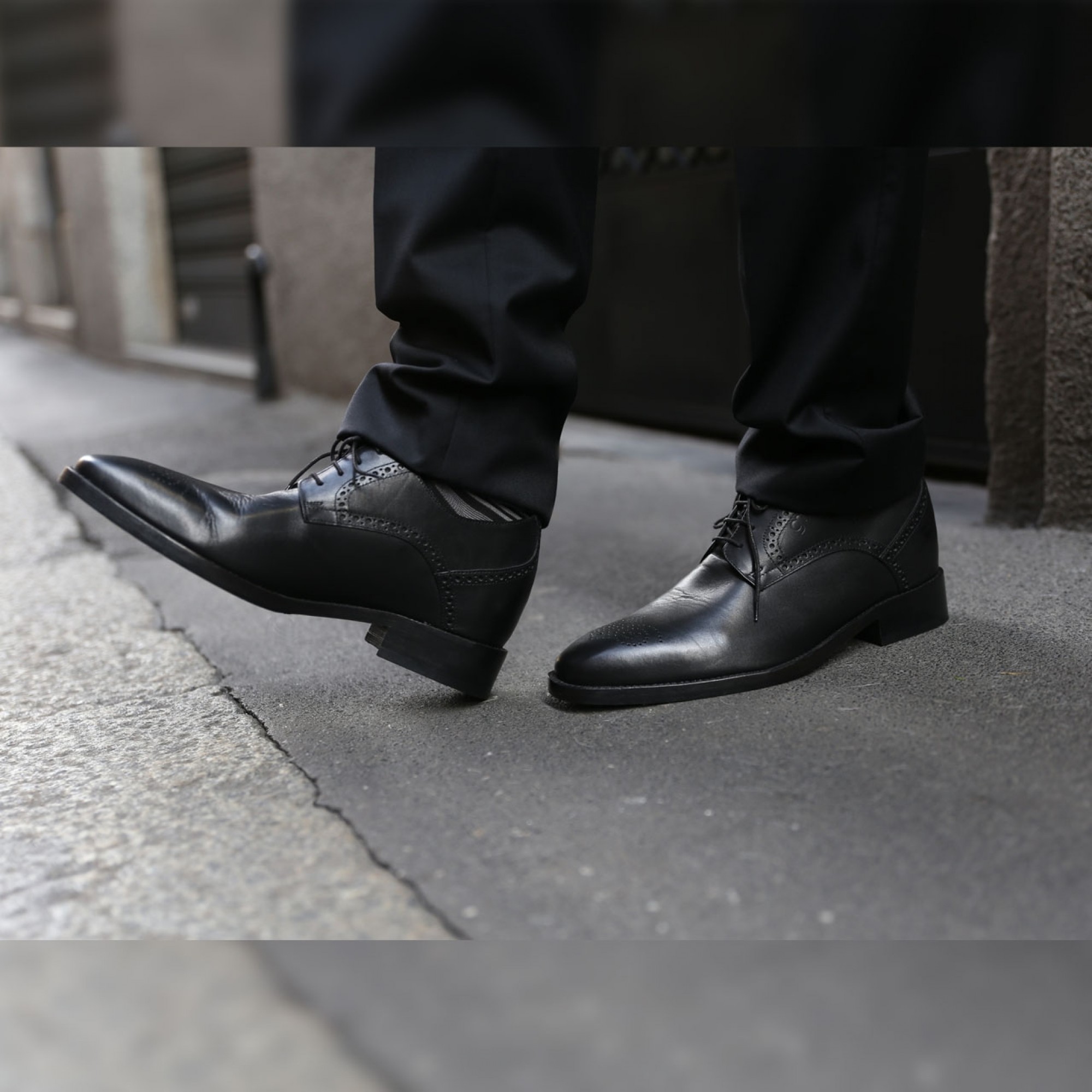 scarpe da uomo con tacco