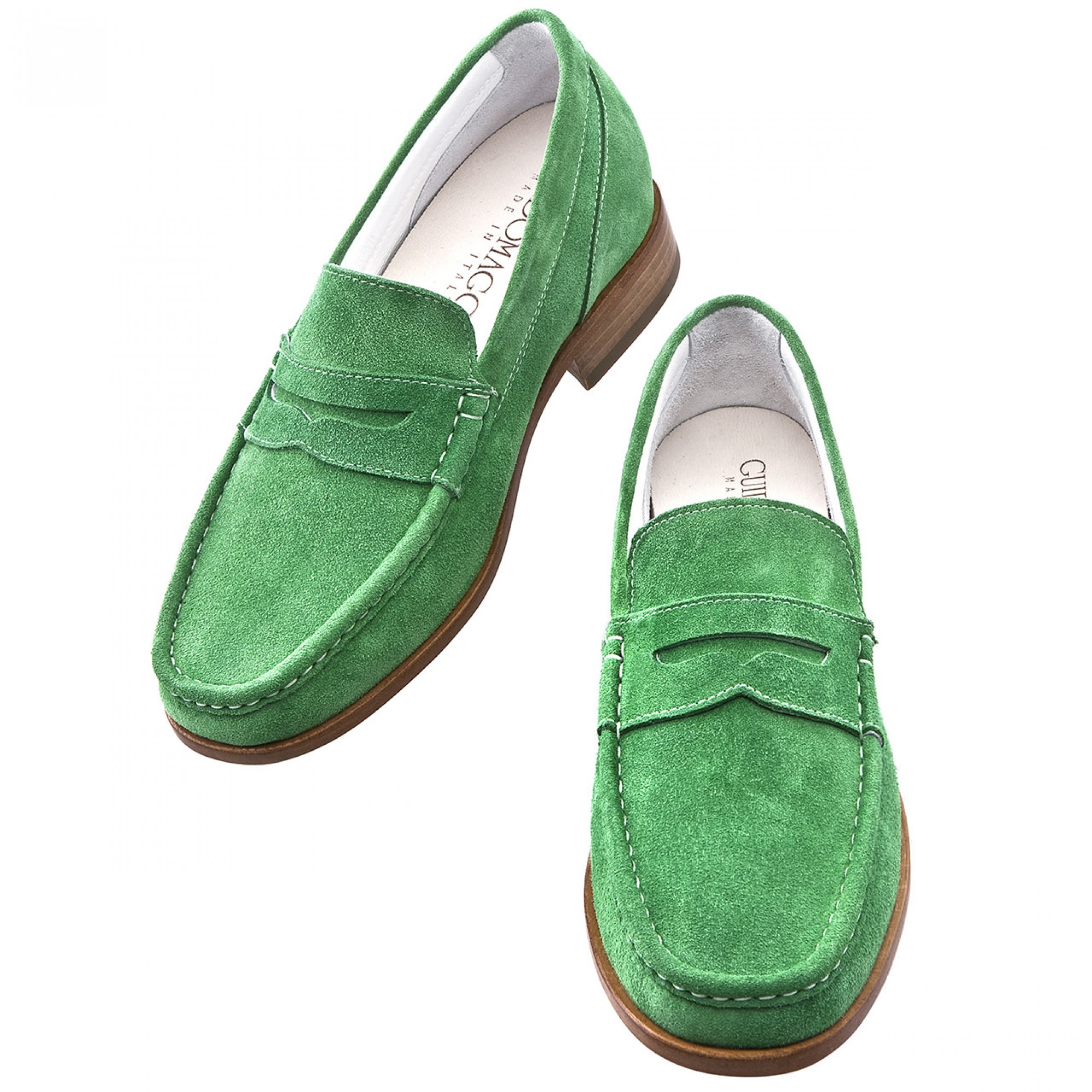 Mocassini uomo verdi outlet
