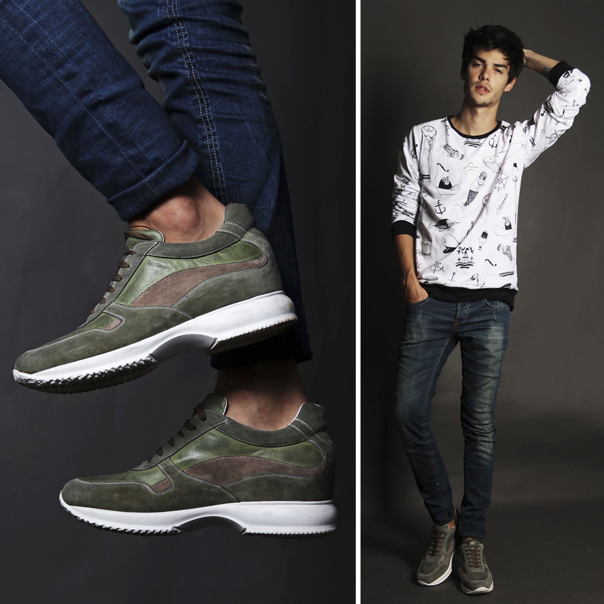 sneakers rialzanti