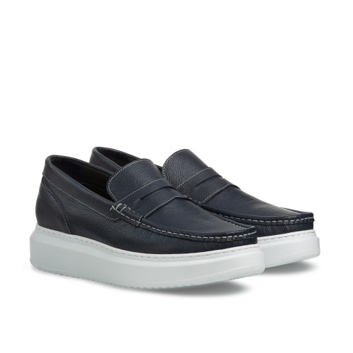 Marsiglia - slip-ons con rialzo in Pelle fino a 6.5 cm più alto