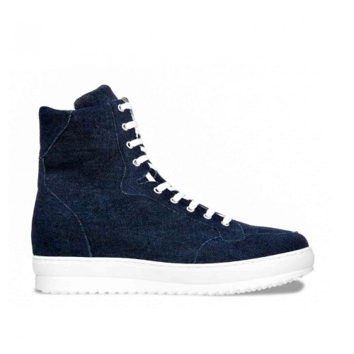 Scarpe con rialzo denim