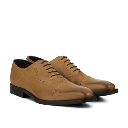 Salzburg - Classiche  scarpe rialzate in Pelle Pieno Fiore da 6 a 8 cm più alto