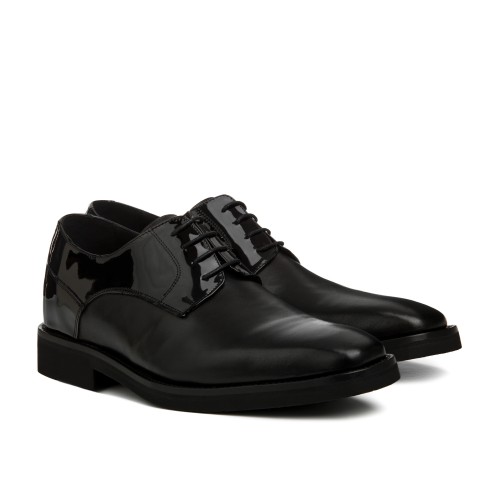 Anghiari - Scarpe Classiche con rialzo interno in Pelle Spazzolato da 6 a 8 cm più alto