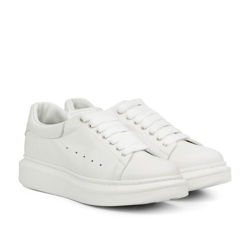 Lovere - Sneakers con rialzo da uomo in Pelle Pieno Fiore da 6 a 8 cm più alto