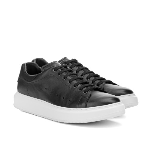 Larchmont - Sneakers rialzante da uomo in Pelle Pieno Fiore da 6 a 8 cm