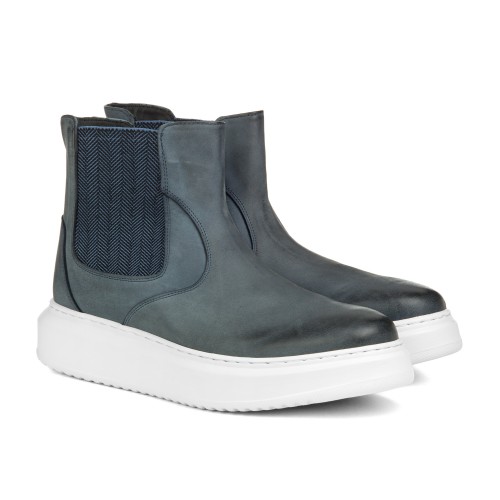 Alameda - Slip-On con rialzo in Pelle Tamponato a mano da 6 a 8 cm più alto