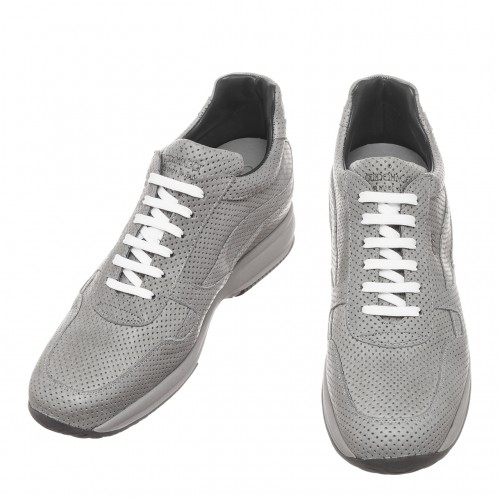 Tarifa - Sneakers con rialzo in Pelle Pieno Fiore da 6 a 10 cm più alto