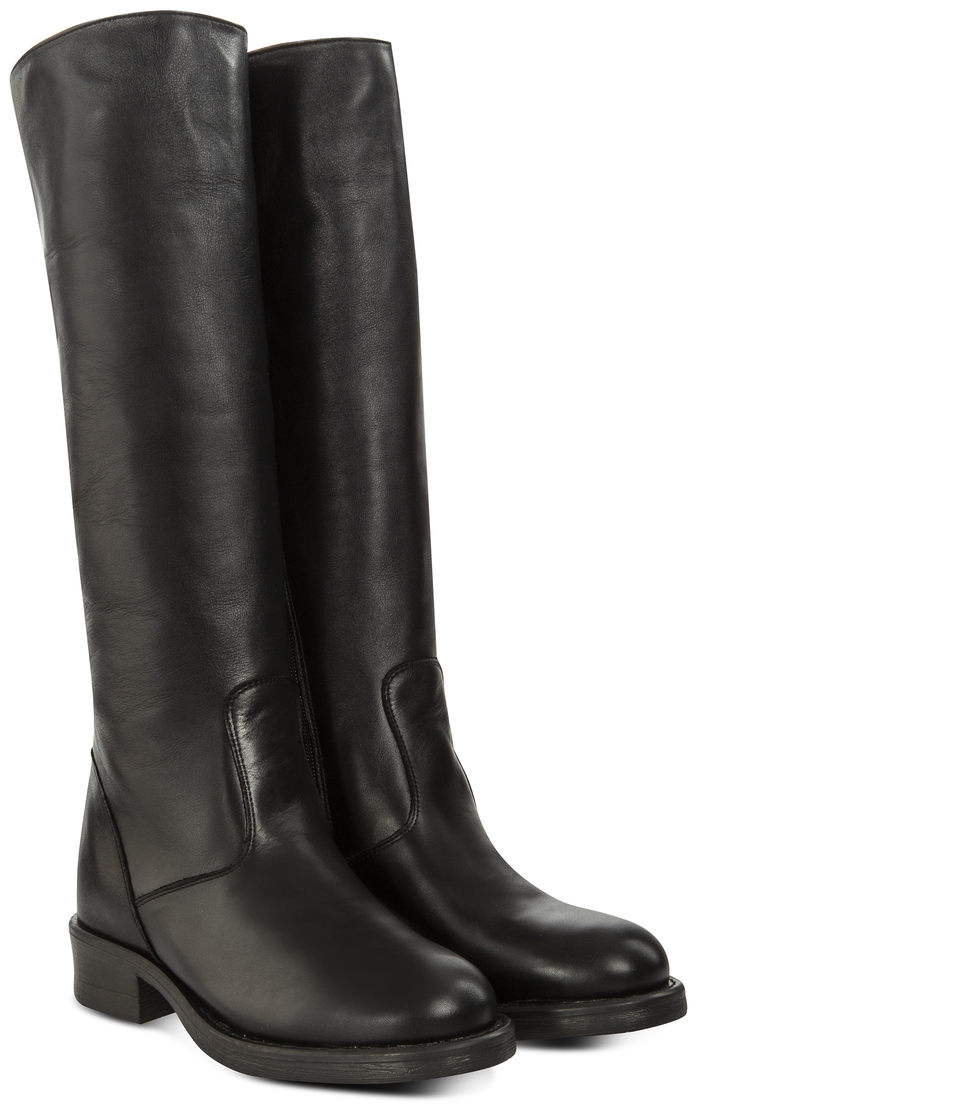 Jasmine Black W Stivali con rialzo in Pelle Da 6 a 8 cm pi alto