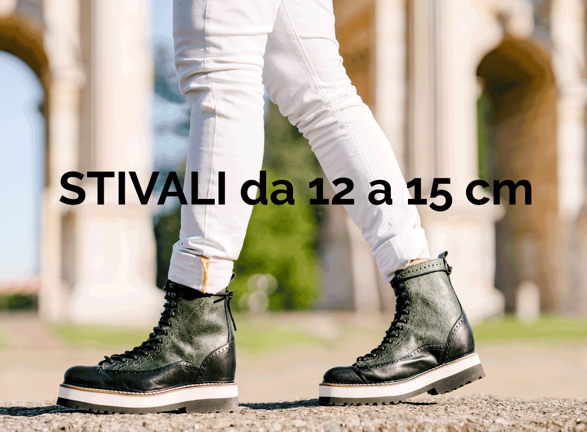 scarpe con rialzo interno uomo 10 cm